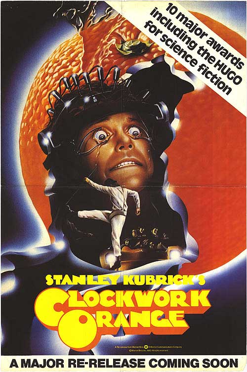 A Clockwork Orange (Arancia meccanica) – Manifesto dell’edizione 1982