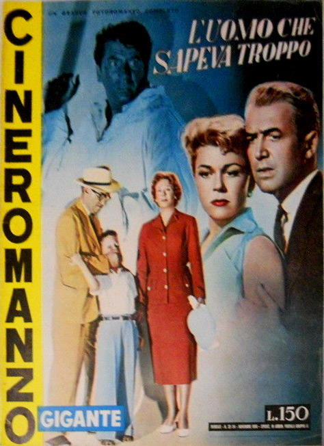 L’uomo che sapeva troppo – Cineromanzo in “Cineromanzo Gigante”, n.23/24, novembre 1956