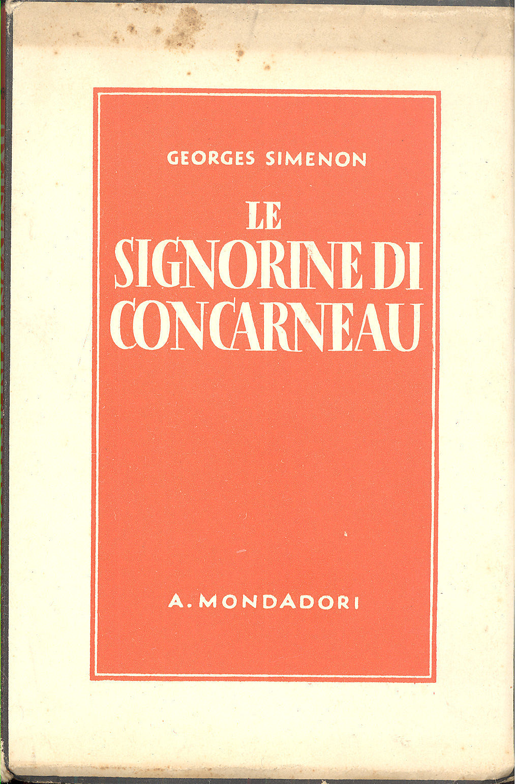 Le signorine di Concarneau (Les demoiselles de Concarneau) di Georges Simenon – Prima edizione italiana