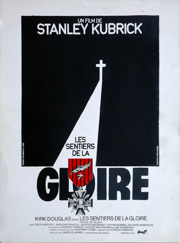 Le sentiers de la gloire (Paths of Glory) – Locandina della prima edizione francese del 1976