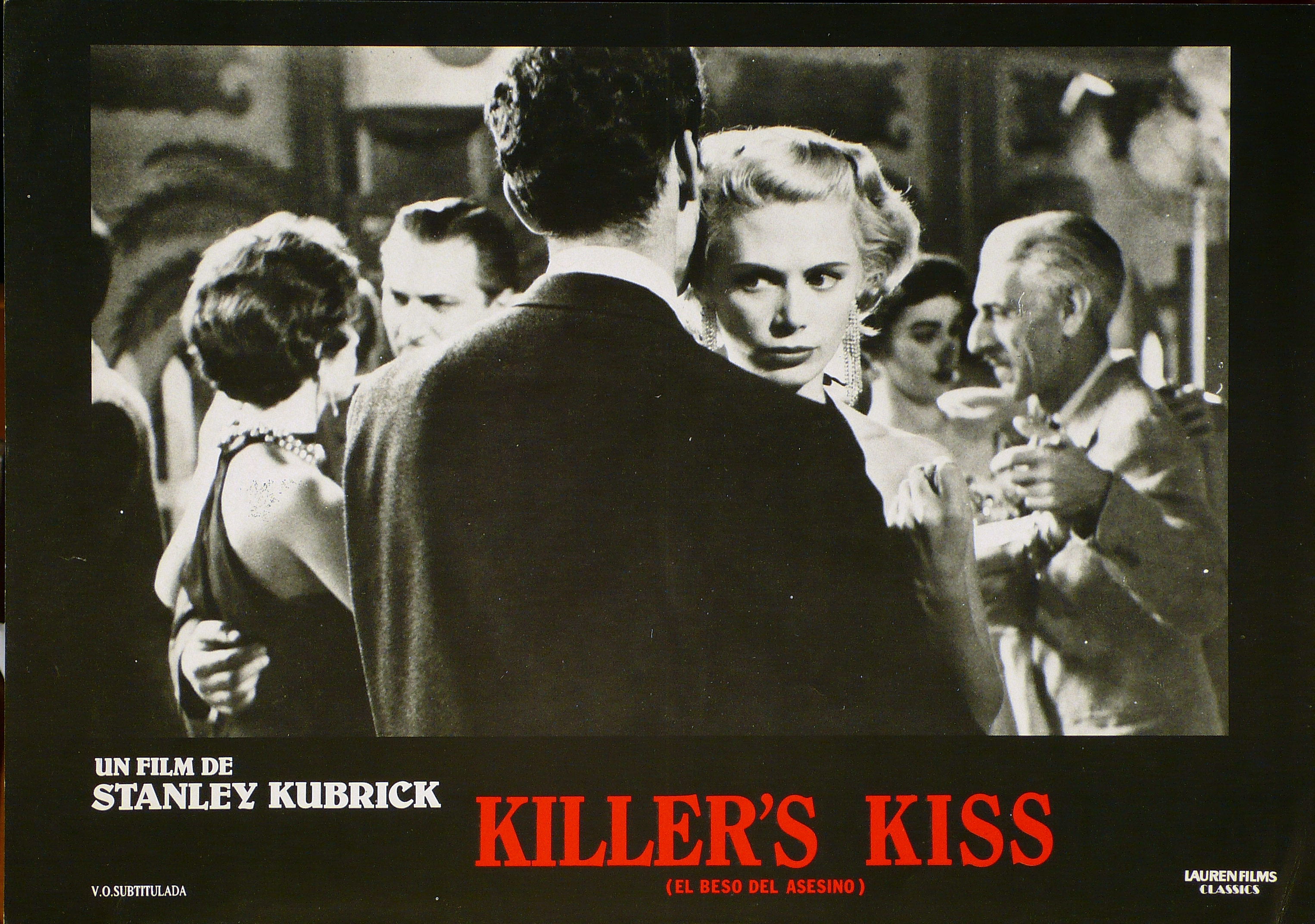 El beso del asesino (Killer’s Kiss) di Stanley Kubrick – Lobby card spagnola