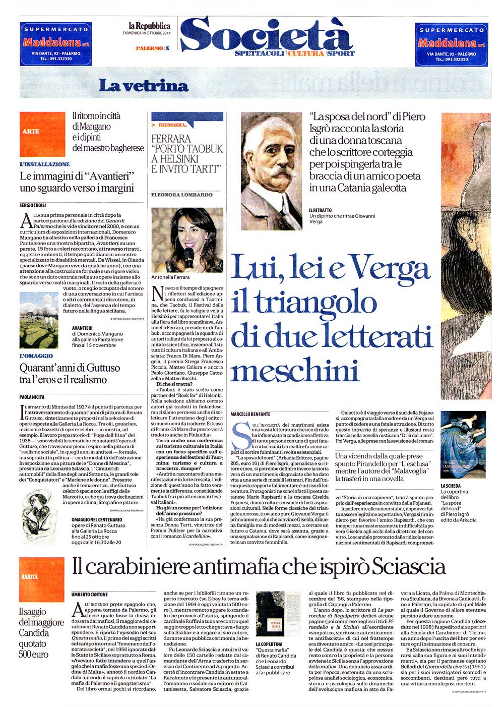 Il carabiniere antimafia che ispirò Sciascia