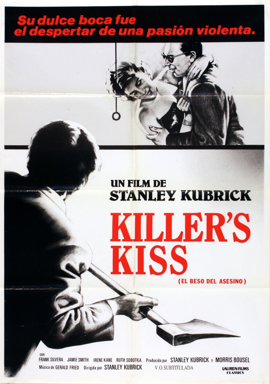 El beso del asesino (Killer’s Kiss) di Stanley Kubrick – Manifesto spagnolo