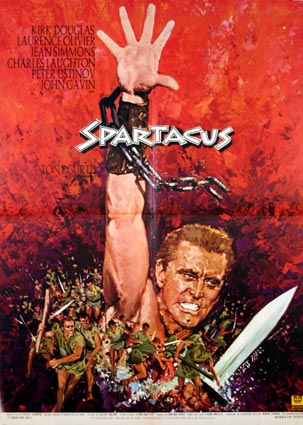 Spartacus di Stanley Kubrick – Manifesto dell’edizione francese 1968