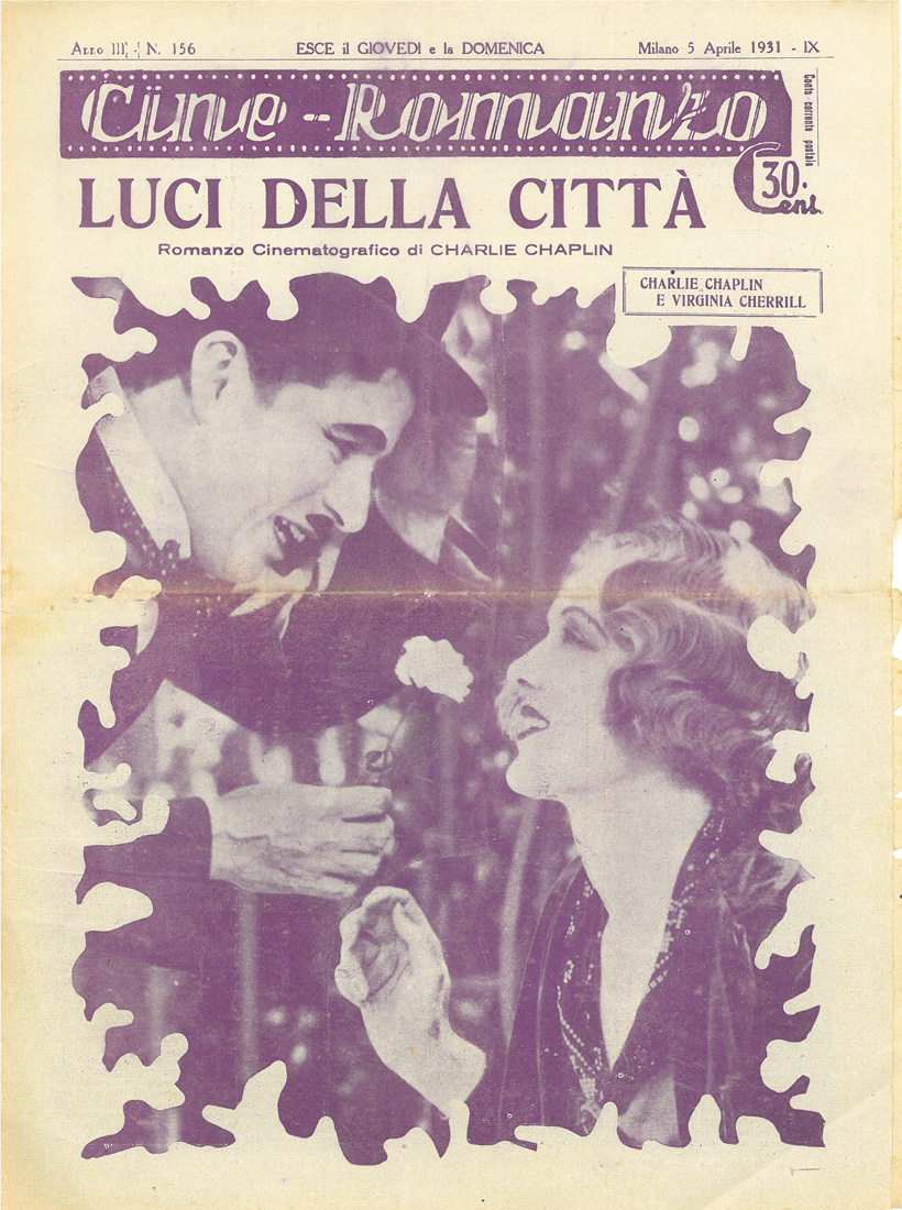 Luci della città (City Lights) – Cineromanzo in “Cine-Romanzo”, anno III, n.156, 5 aprile 1931
