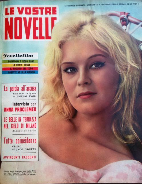 La notte brava (1959) di Mario Bolognini – Sceneggiatura di Pier Paolo Pasolini. Cineracconto di Luca Carati in “Le vostre novelle”, anno XXIX, n.46, 14 novembre 1959