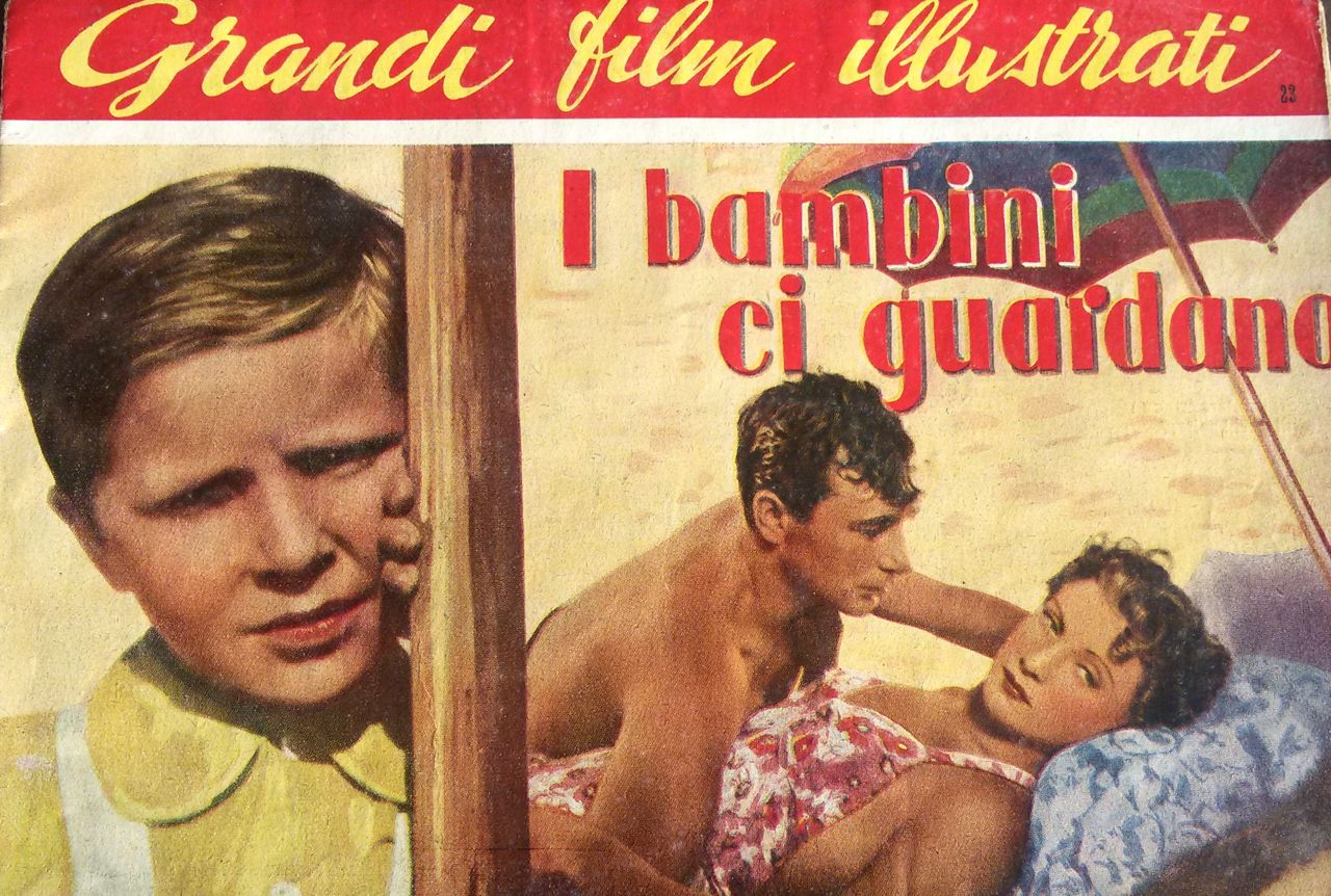 I bambini ci guardano (1943) di Vittorio De Sica. Cineromanzo illustrato, in “Grandi Film Illustrati”, n.23, 22 giugno 1943